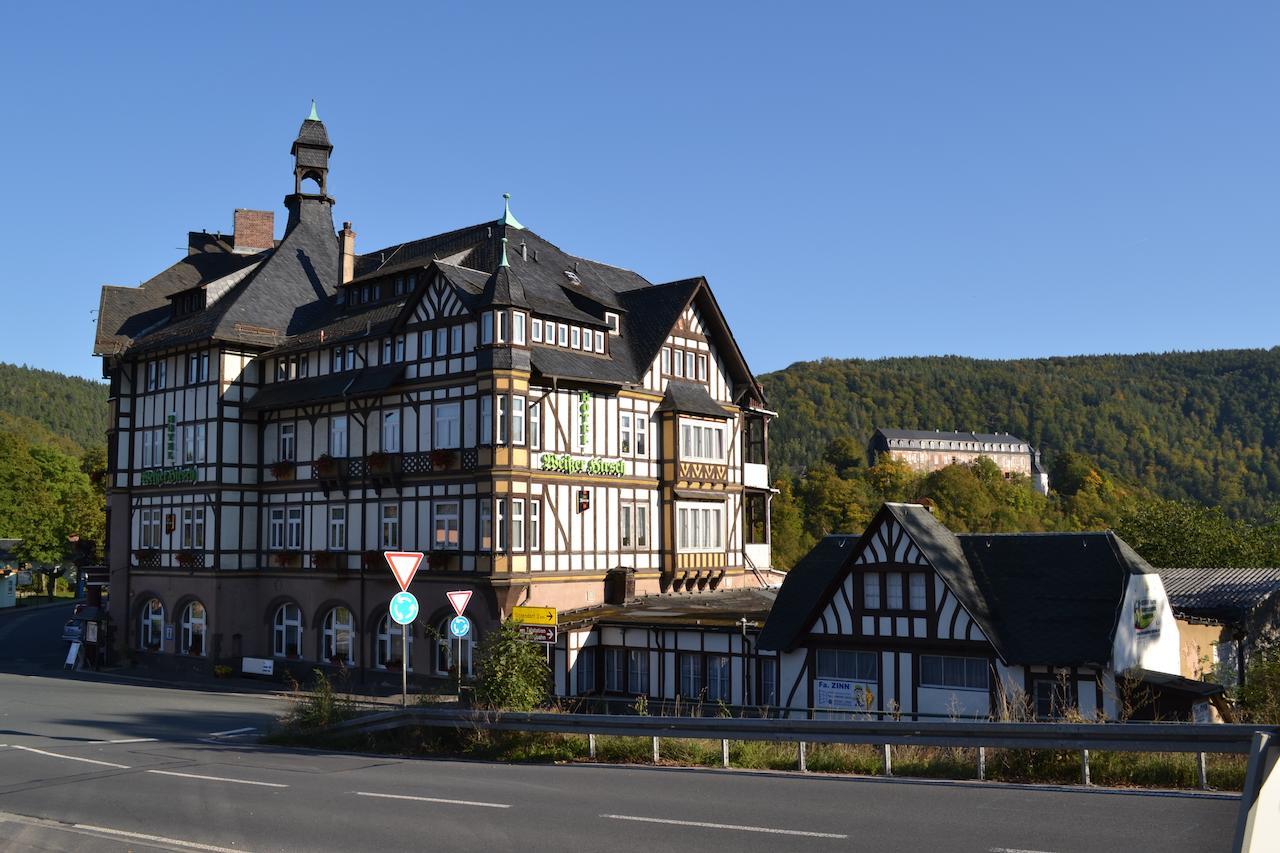 Hotel Weisser Hirsch Schwarzburg Exteriör bild